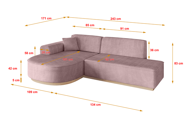 Ecksofa ARRIO-L1 - 4