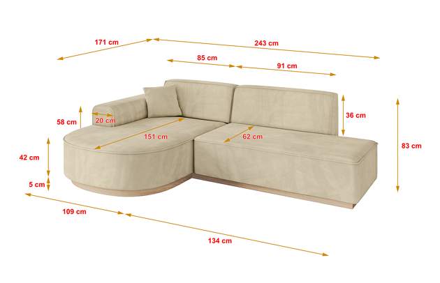 Ecksofa ARRIO-L1 - 4