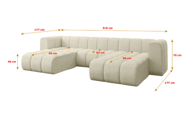 Wohnlandschaft Joren-U1 - 5