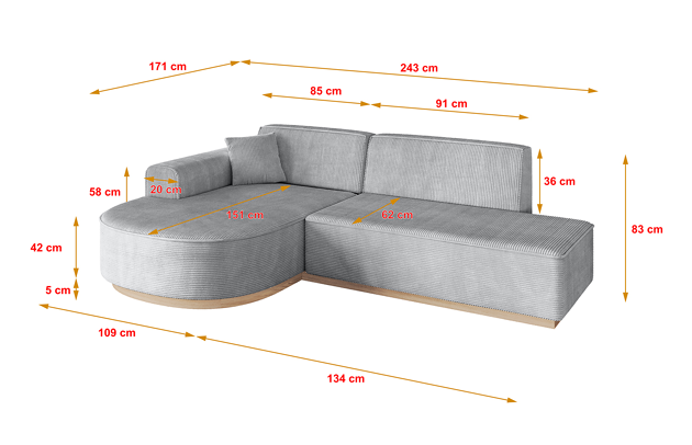 Ecksofa ARRIO-L1 - 4