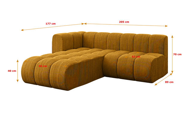 Ecksofa Darnel-L1 - 4