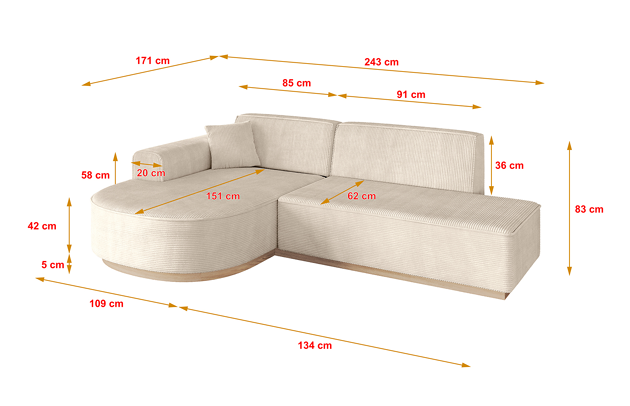 Ecksofa ARRIO-L1 - 4