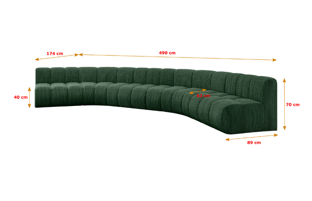 Wohnlandschaft Montra-U1 - 5