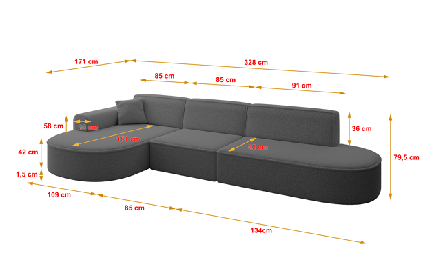 Ecksofa MARI-L2 - 4