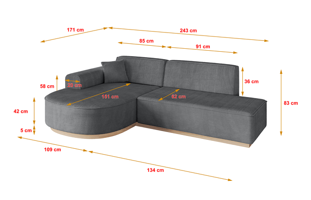 Ecksofa ARRIO-L1 - 4