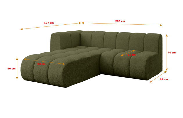 Ecksofa Darnel-L1 - 4