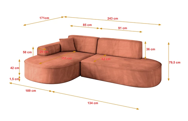 Ecksofa MARI-L1 - 4