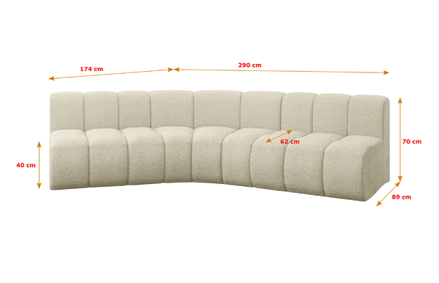 Ecksofa Montra-L1 - 5