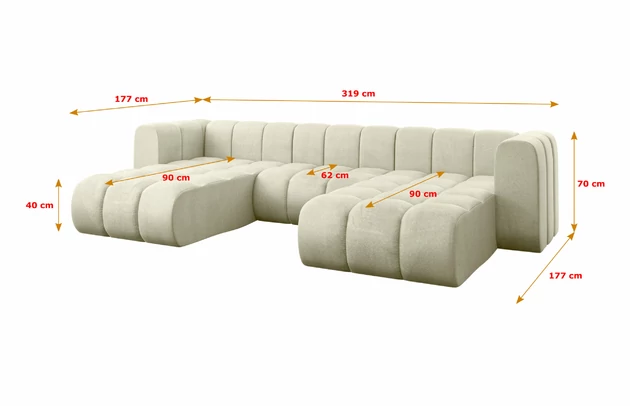 Wohnlandschaft Joren-U1 - 5