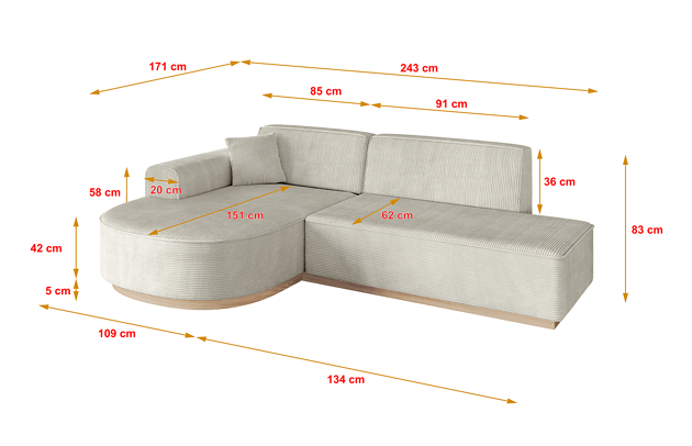 Ecksofa ARRIO-L1 - 4