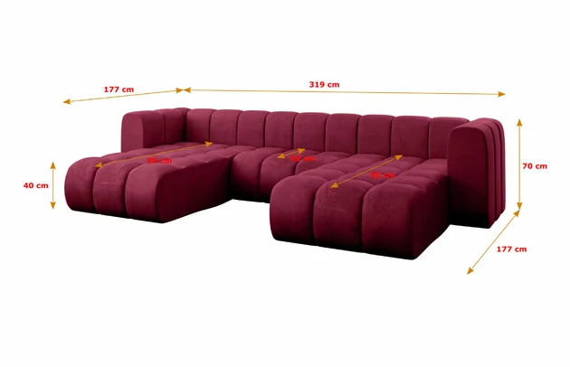 Wohnlandschaft Joren-U1 - 5