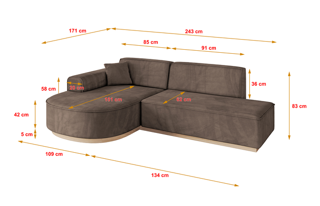 Ecksofa ARRIO-L1 - 4