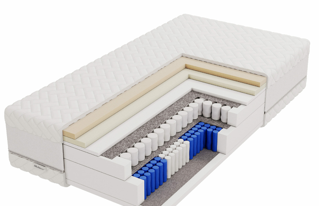 Länge: 200 cm, Härtegrad der Matratze: Mittelhart H3, Breite: 100 cm, Höhe: 32 cm, Größe: 100x200 cm, Maximale Körpergewicht: 110 kg, Matratze: Mittelhart, Matratzentyp: Taschenfederkern: MINIPOCKET (8 cm) und MULTIPOCKET mit 7 Zonen (12 cm), Gewicht: 45 kg - 1