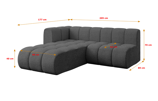 Ecksofa Darnel-L1 - 4