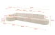 Ecksofa MARI-L3