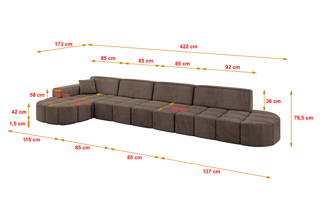 Ecksofa LIVO-L3 - 4