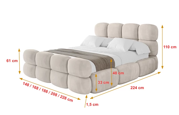 Polsterbett NOMA-Z - 4