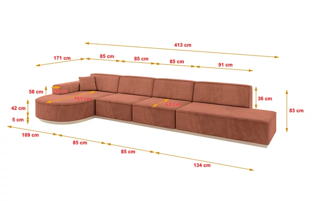 Ecksofa ARRIO-L3 - 4