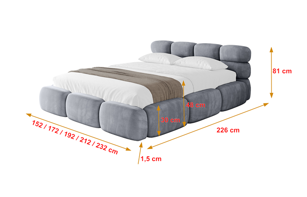Polsterbett NOMA-v1 - 4