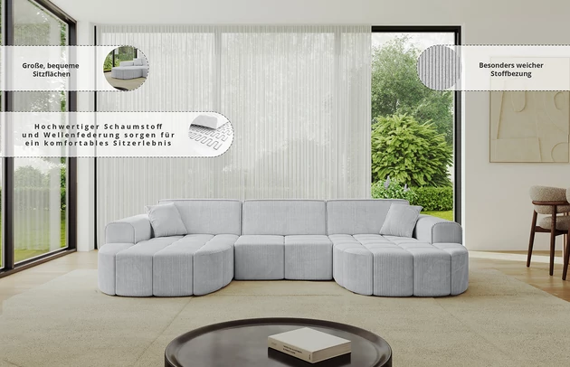 Wohnlandschaft LIVO-U1 - 6