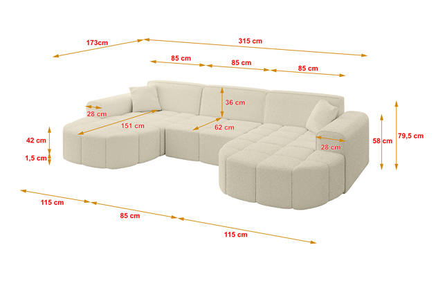 Wohnlandschaft LIVO-U1 - 4