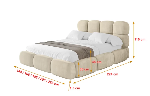 Polsterbett NOMA - 4
