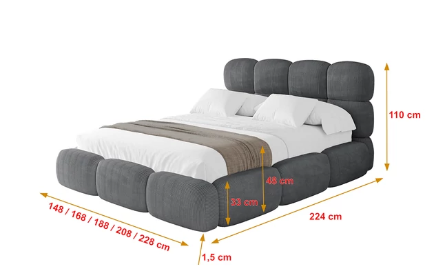 Polsterbett NOMA - 4