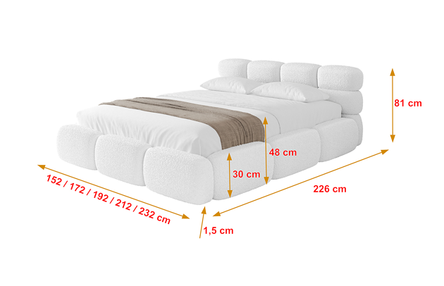 Polsterbett NOMA-v1 - 4