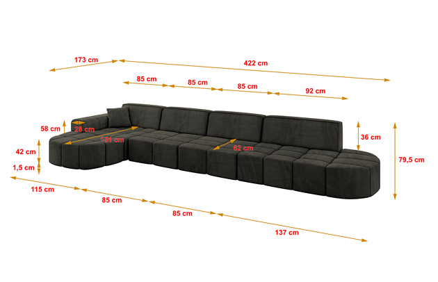 Ecksofa LIVO-L3 - 4