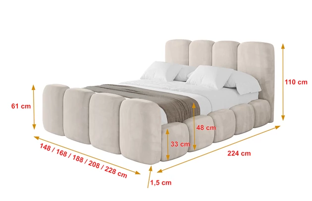 Polsterbett KALA-Z - 3