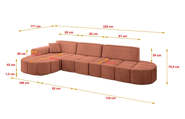 Ecksofa LIVO-L2 - 4