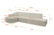 Ecksofa ARRIO-L2