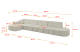 Ecksofa LIVO-L3