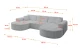 Ecksofa TARO-U1