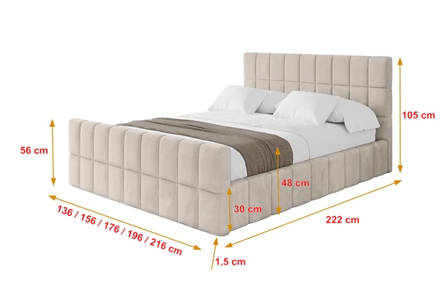Polsterbett AMEA-Z - 4