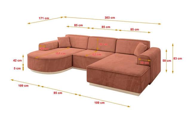 Wohnlandschaft ARRIO-U1 - 4