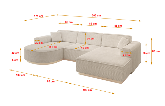 Wohnlandschaft ARRIO-U1 - 4