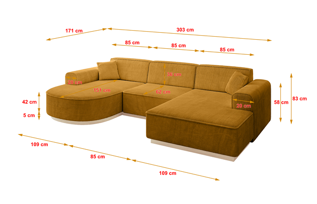 Wohnlandschaft ARRIO-U1 - 4