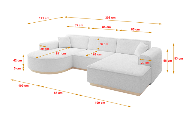 Wohnlandschaft ARRIO-U1 - 4