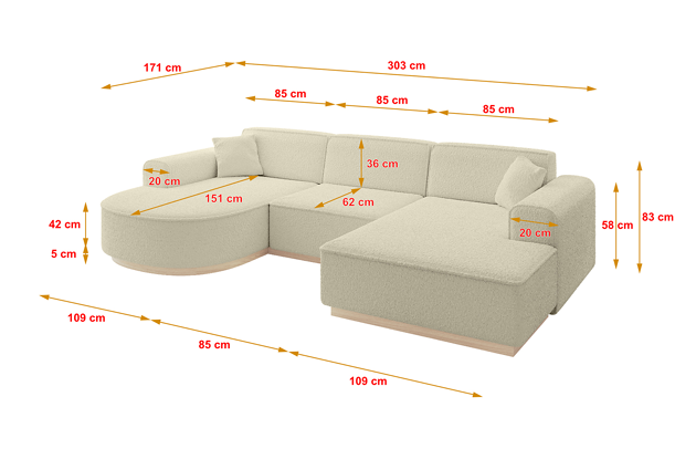 Wohnlandschaft ARRIO-U1 - 4