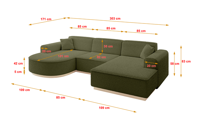 Wohnlandschaft ARRIO-U1 - 4