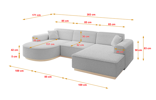 Wohnlandschaft ARRIO-U1 - 4