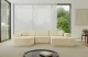 Bezug: Samt, Farbe: Beige - Dream Velvet 202.02, Stellvariante: U-Form, Stoffbeschreibung: Polsterstoff Dream Velvet: Wasserabweisender und leicht zu reinigender Möbelstoff, scheuerfest (30.000 Martindale-Zyklen) lichtecht (6) und pillingarm (4-5), aus 100 % PES, Gewicht 360 g/m2 ±5 %, Materialzusammensetzung: 100% Polyseter, Pilling Resistenz: 4, Abriebfestigkeit: 4, Scheuerbeständigkeit: 100000 Martindale-Zyklen, Ausstattung: Kissen, Zimmer: Wohnzimmer, Tiefe: 171 cm, Breite: 303 cm, Höhe: 83 cm, Anzahl der Sitzflächen: 4, Sitzfüllung: Wellenfeder + HR35 und T30-Schaum, Art der Rückenkissen: Rückenlehne - feste, Annzahl der Sitzkissen: 3, Anzahl der Zierkissen: 2, Breite der Armlehnen: 20 cm, Höhe der Armlehnen: 58 cm, Breite der Ottomane: 109 cm, Tiefe der Ottomane: 151 cm, Tiefe der Sitzfläche: 62 cm, Sitzhöhe: 47 cm, Schlaffunktion: Ohne Schlaffunktion - 1
