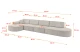 Ecksofa MARI-L3