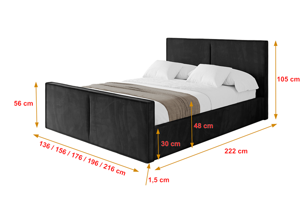 Polsterbett VANTO-Z - 4
