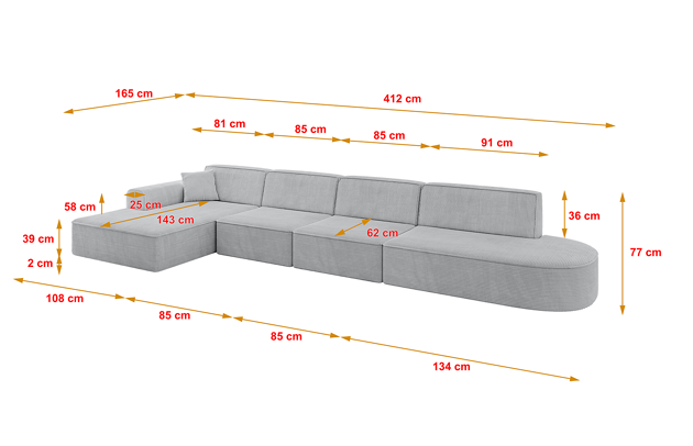 Ecksofa IREA-L3-v3 - 4