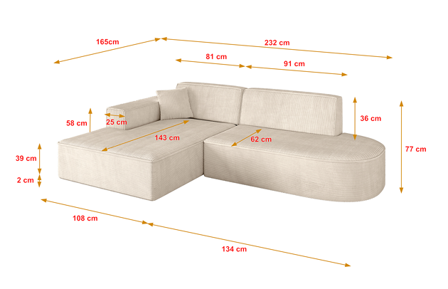 Ecksofa IREA-L1-v4 - 4