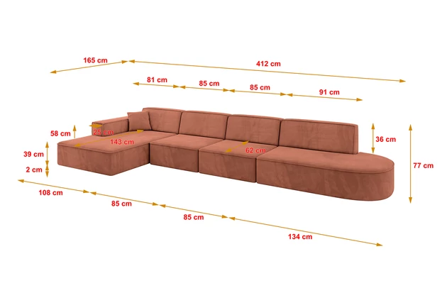 Ecksofa IREA-L3-v4 - 4