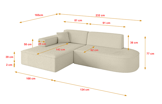 Ecksofa IREA-L1-v4 - 4
