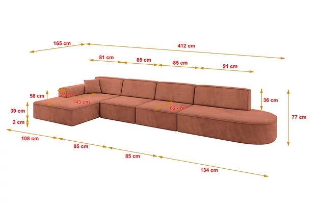 Ecksofa IREA-L3-v3 - 4
